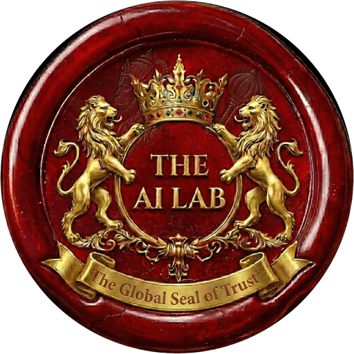 The AI Lab wax seal