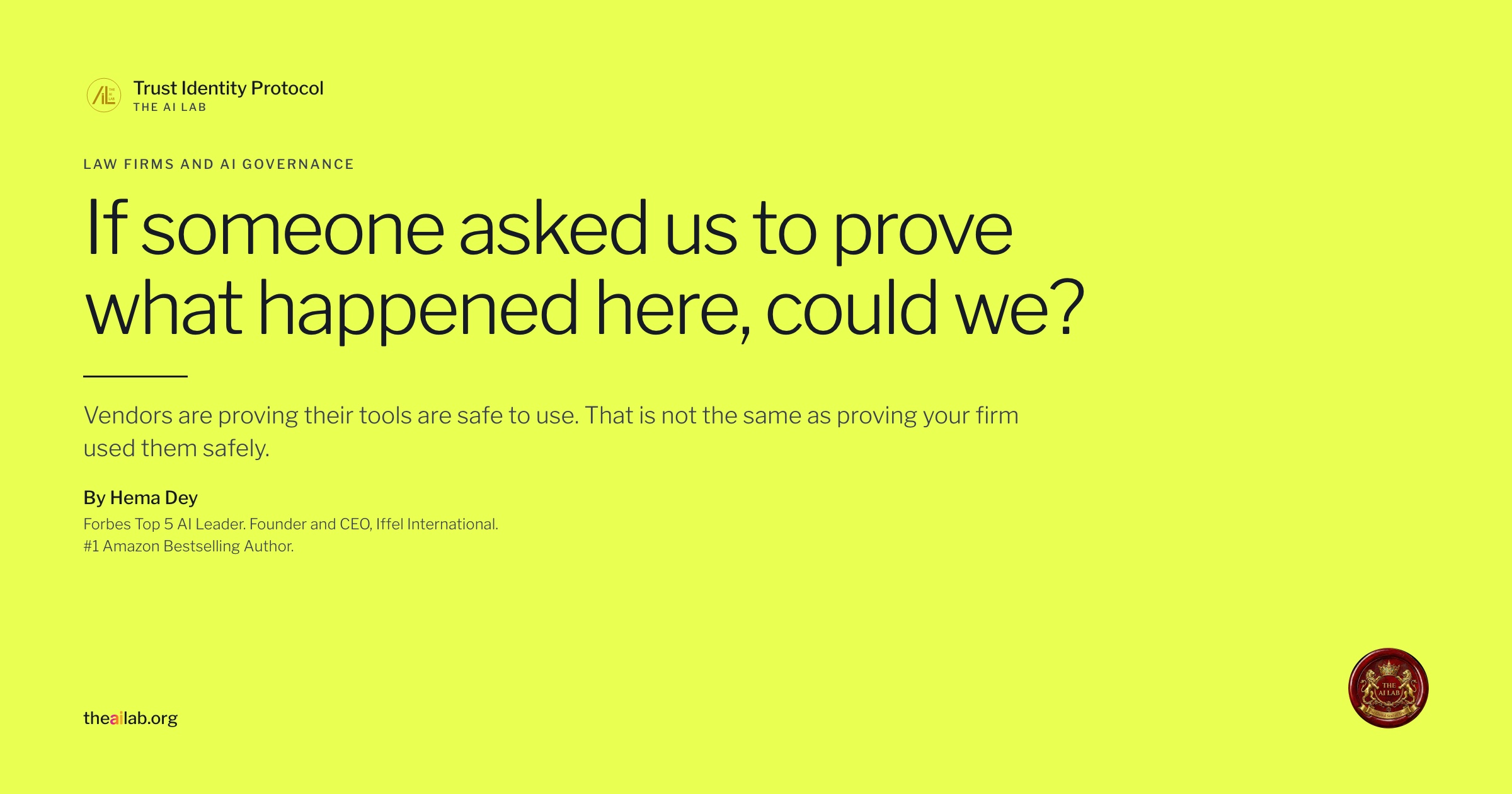 Why the Trust Identity Protocol Is Becoming Essential DNA for Law Firms